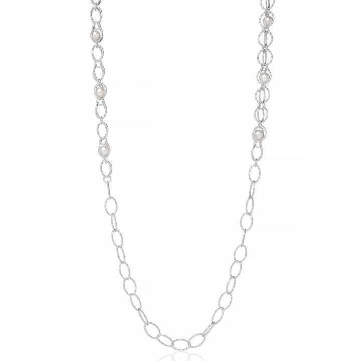 Collana Donna Argento e Perle Miluna Miss Italia PCL6331B  Miluna   