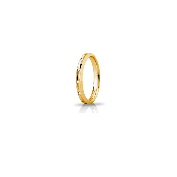 Fede in Oro Giallo e Diamanti Brillanti Promesse Corona Slim Unoaerre 30AFC278/008.OG  Unoaerre   