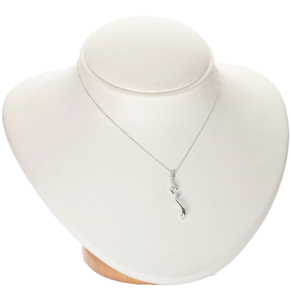 Collana Oro Bianco e Diamante Miluna CLD2052  Miluna   