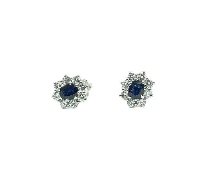 Orecchini Donna Oro Diamanti e Zaffiro blu Bliss 20096560  Bliss   