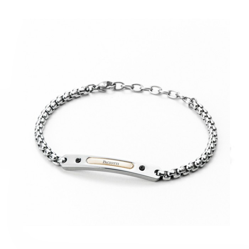 Bracciale Acciaio 4US Cesare Paciotti Smile Uomo 4UBR3273  Paciotti 4us   